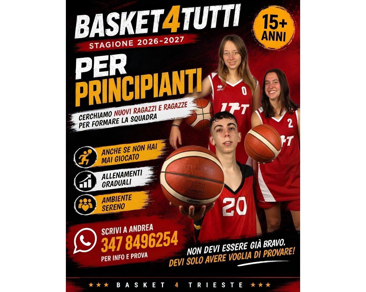 Hai più di 15 anni e vuoi provare il basket?